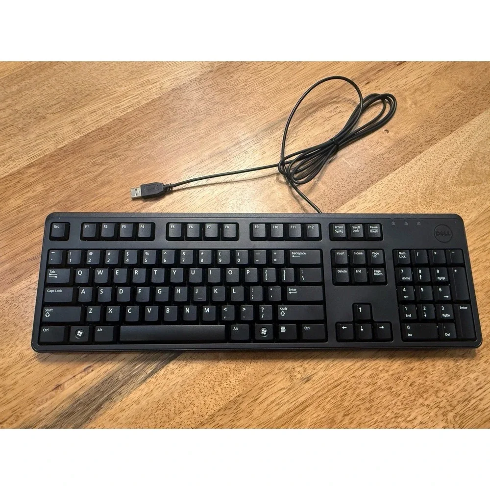 Dell KB212-B Wired Quiet-Key Low-Profile Keyboard with USB Cable